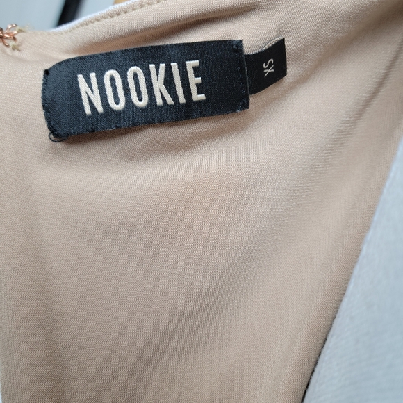 Nookie x REVOLVE Mecca Midi Dress Size XSStunning Bridal White + Nude Mesh - Picture 13 of 14